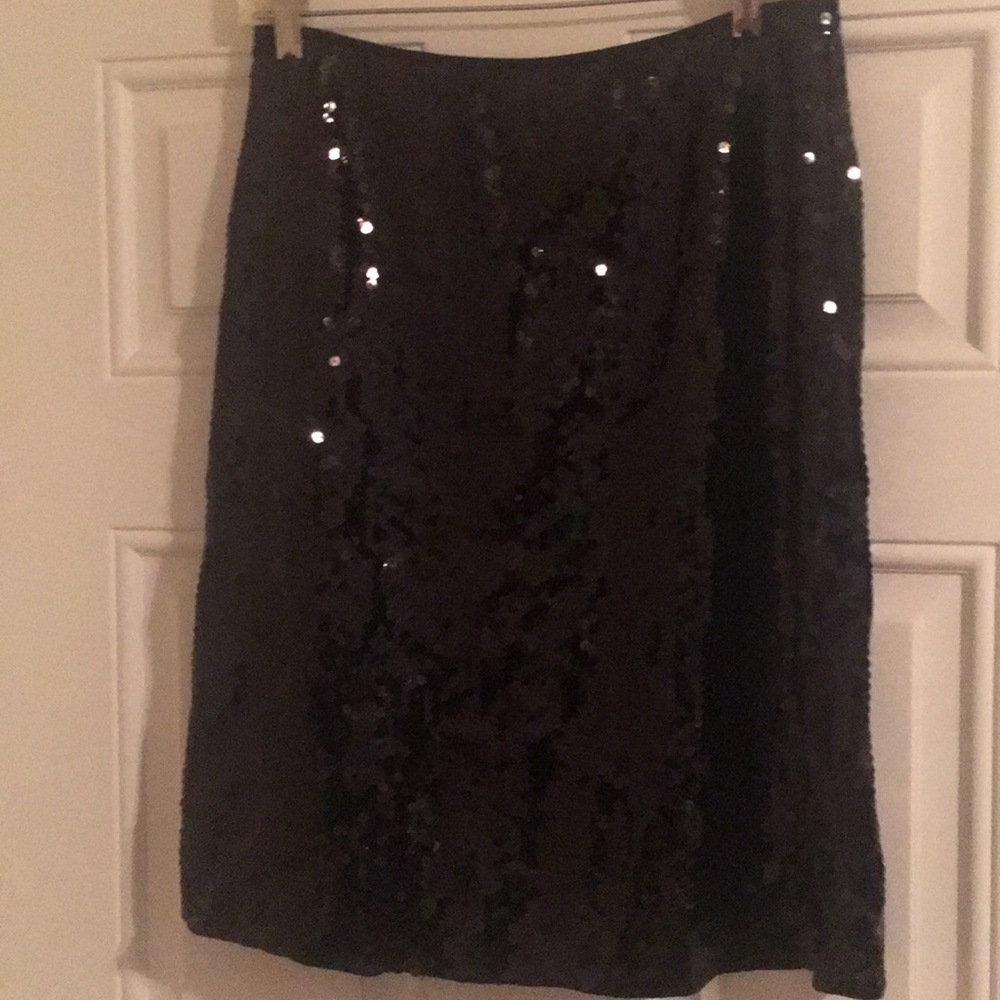 Black Sequins Skirt Size 10